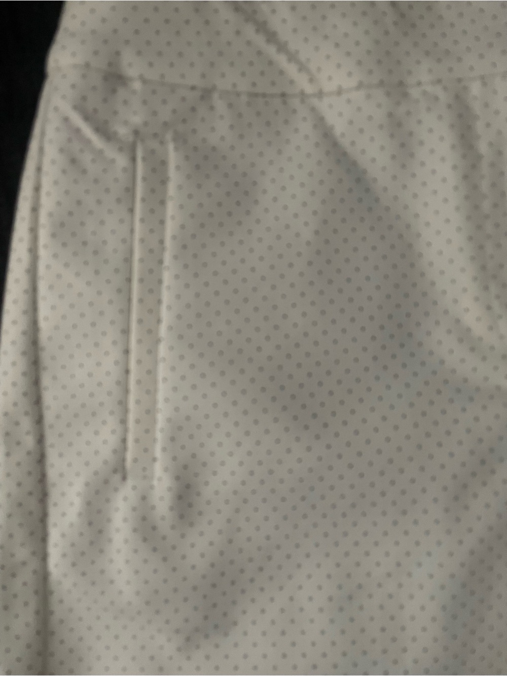 Rachel Zoe White Micro Polka Dot Shorts Pockets Size 4 - Picture 4 of 6